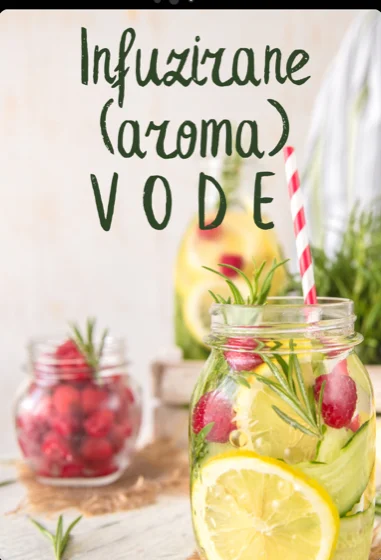 Korica knjige Infuzirane (aroma) vode