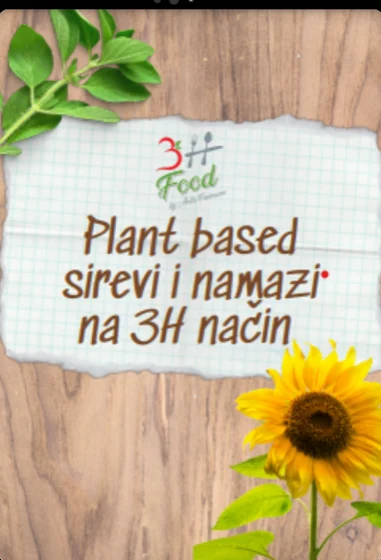 Korica knjige Plant based sirevi i namazi na 3H način