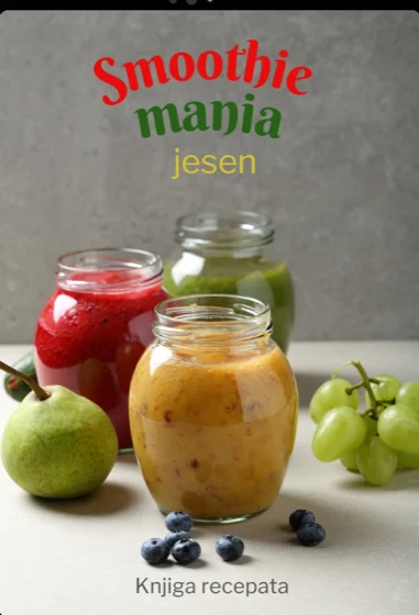 Korica knjige Smoothie mania jesen