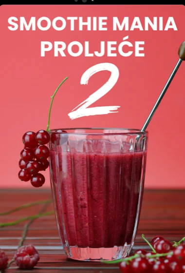 Korica knjige Smoothie mania proljeće 2